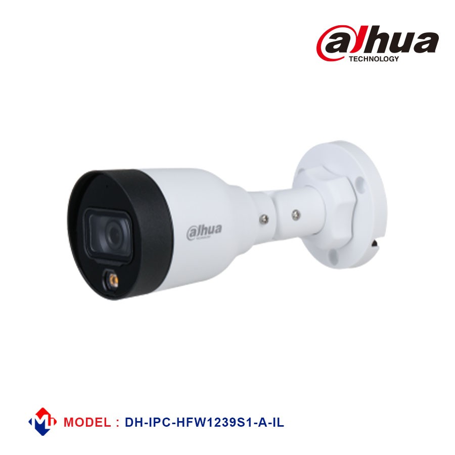 Dahua 2MP Entry Smart Dual Light Fixed-focal Bullet Network Camera [DH-IPC-HFW1239S1-A-IL]