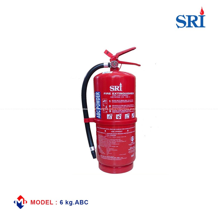6 kg. ABC Type Fire Extinguisher