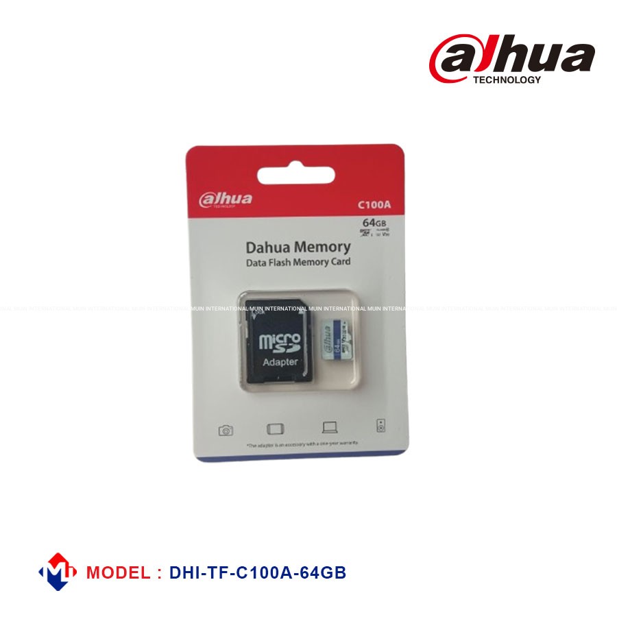 Dahua 64GB Memory Card [DHI-TF-C100A-64GB]