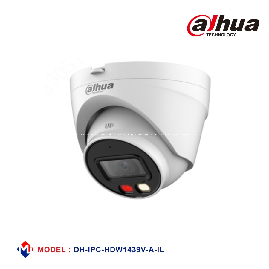 Dahua 4MP Entry Smart Dual Light Fixed-focal Eyeball Network Camera [DH-IPC-HDW1439V-A-IL]